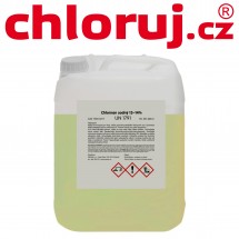 Chlornan sodný 13-14% -- tekutý chlor do bazénu 5 l * POUZE OSOBNÍ ODBĚR v Solnici